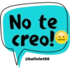No te
creo!
@ballolet88