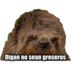 Oigan no sean groseros
