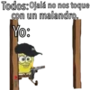 Todos:Ojalá no nos toque
con un malandro.
Yo:
Madrid
