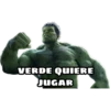 VERDE QUIERE JUGAR
