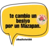 te cambio un
besiyo
por un Mazapan.
@ballolet88
MS
de la
O NATIVE 02
2745
GORAN 3
Rosa
AZTAN