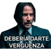 DEBERÍA DARTE
VERGÜENZA