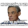 MIREACCIÓN AL VER QUE NO QUIERES EMPEDARTE CONMIGO