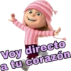 Voy directo
a tu corazón.