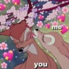 you
me