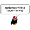 @Yosoyteba
nadamas vine a
hacerme wey