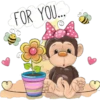 Monkey & frogs 25