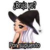 ¿Bruja yo?
Por supuesto