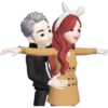 (Amor) Zepeto Couple #3 7