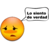 Lo siento
de verdad
