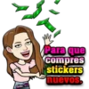 & Gise Eis Para que compres stickers nuevos.