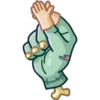 Mano de zombie 6