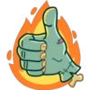 Mano de zombie 7