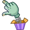 Mano de zombie 8
