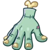 Mano de zombie 9