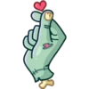 Mano de zombie 10