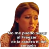 No me puedo sacar
al Freezer
de la cabeza ni del
corazón
