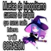 Muelas de hipopótamo
no
cuernos de dragon
que nunca nadie
hiera
TÚ
CORAZÓN
Harley