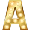 Alphabet with lights 19
