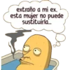 extraño a mi ex.
esta mujer no puede
sustituirla...