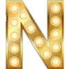 Alphabet with lights 23