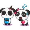 Panditas enamorados 29