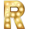 Alphabet with lights 26