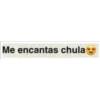 Me encantas chula