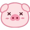 Lovely Pig Emoji 6