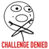D
CHALLENGE DENIED