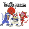 Terrible, posemos.
O
To