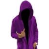 Capucha morada