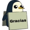 Pingüino Letrero 7