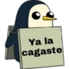 Pingüino Letrero 9