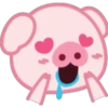 Lovely Pig Emoji 17