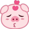 Lovely Pig Emoji 18