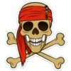 Calavera pirata