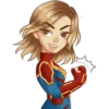 Capitana America Cartoon 12