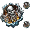Esqueleto de fuego