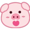 Lovely Pig Emoji 22
