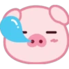 Lovely Pig Emoji 24