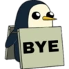 Pingüino Letrero 22