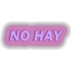 NO HAY
