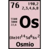 190,2
76
2,3,4,6,8
Os
5500
3000
22,6
(Xe)4f145066s 2
Osmio