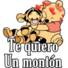 Te quiero
Un montón