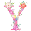 Letters with flowers 9
