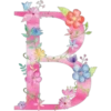 Letters with flowers 11