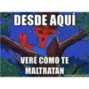 DESDE AQUÍ
VERÉ CÓMO TE
MALTRATAN
memegenerator.net