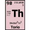 90 232,038
3
Th
3850
1750
11,7
(Rn)6d²7s²
Torio