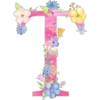 Letters with flowers 17